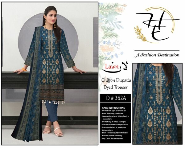 Rijaz Fashion Embroidery Lawn