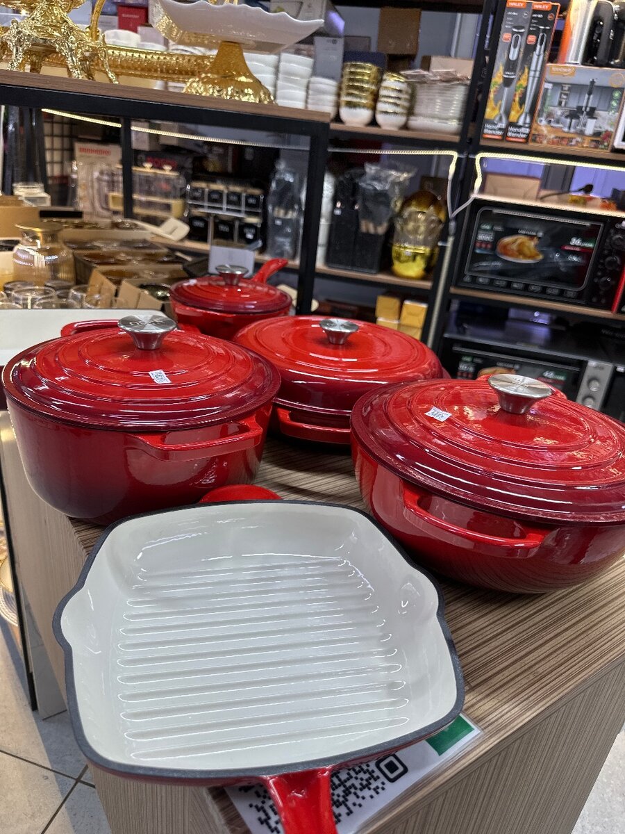 Набор кастрюля чугунный