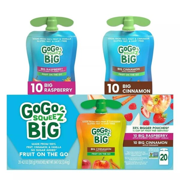 Gogo Squeeze Raspberry and Cinnamon