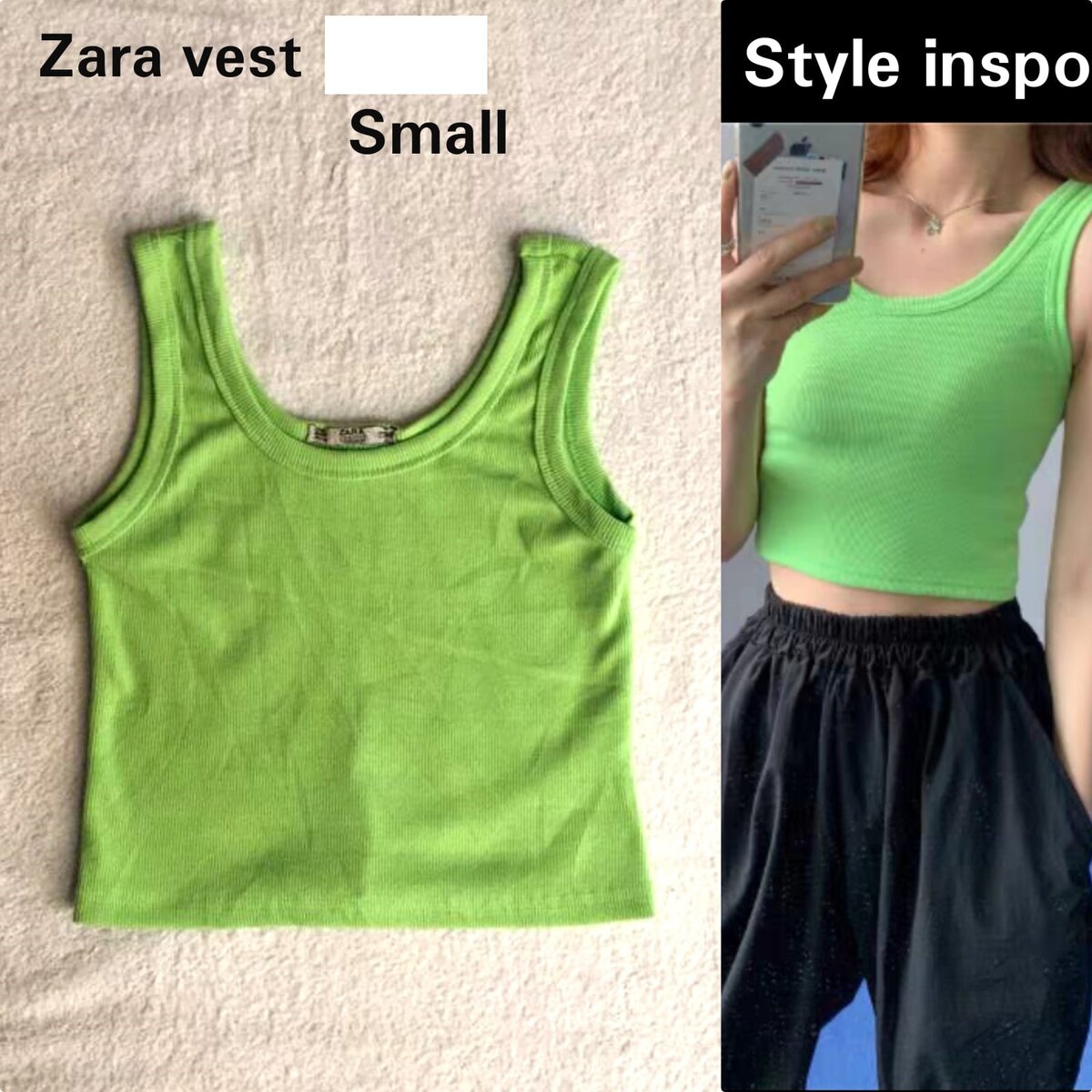 Salaula crop tops and tops