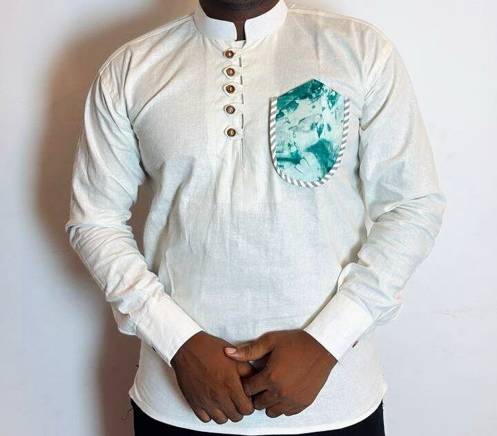 Chemise à motifs pour hommes