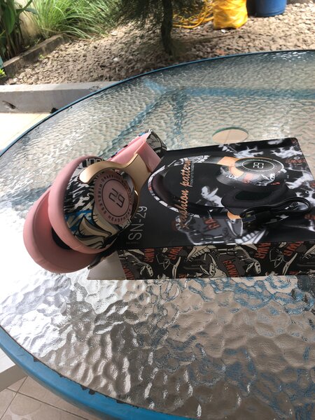 Casque Bluetooth Rose Élégant