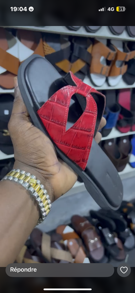 Sandales élégantes en cuir femme