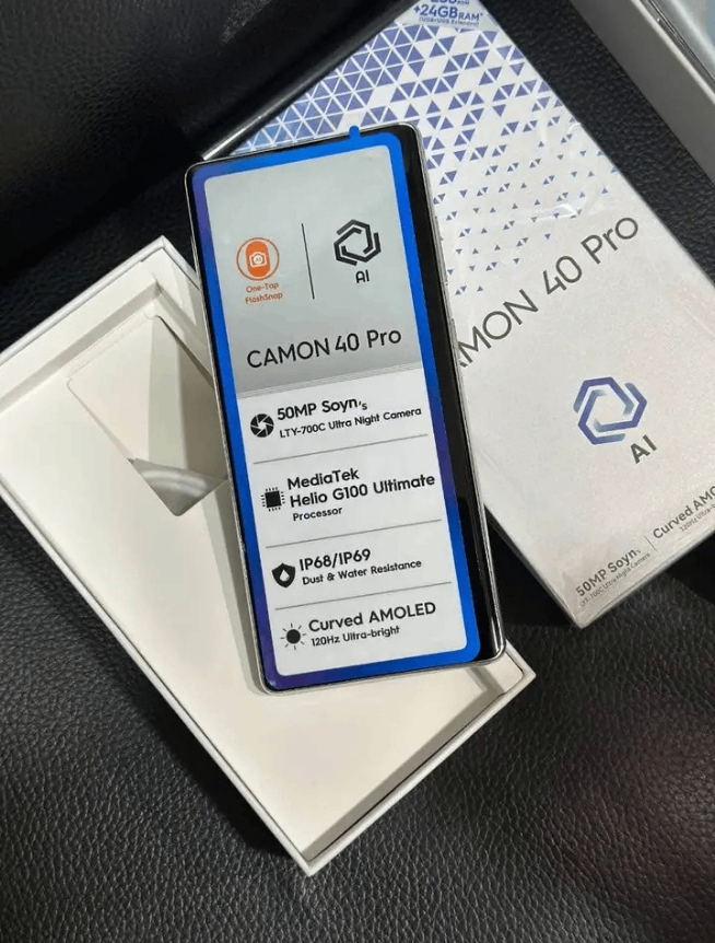 Camon 40 Pro - Smartphone avancé