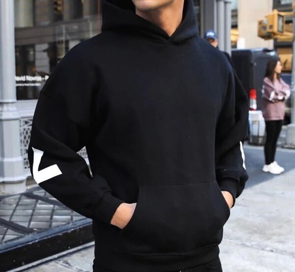 Sweat à capuche noir original
