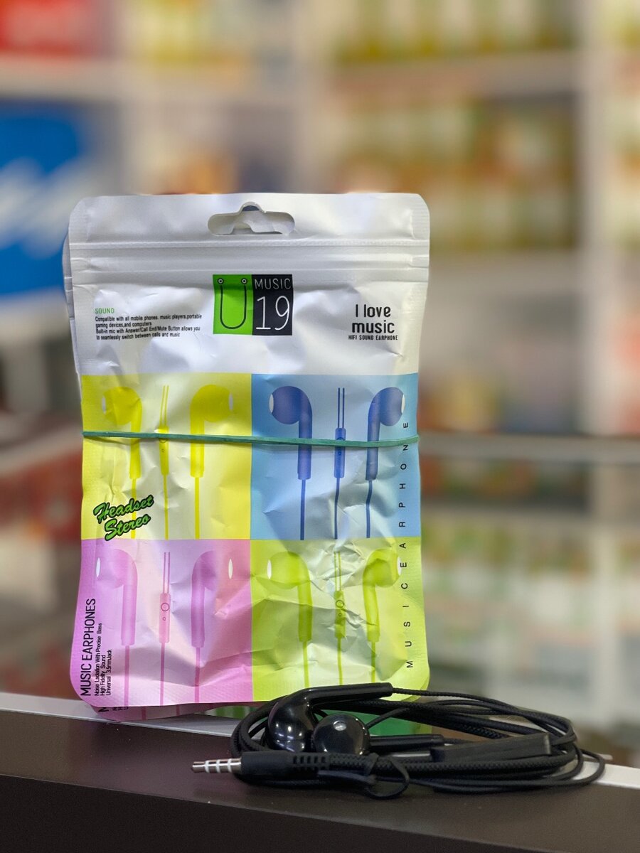 Écouteurs stéréo colorés