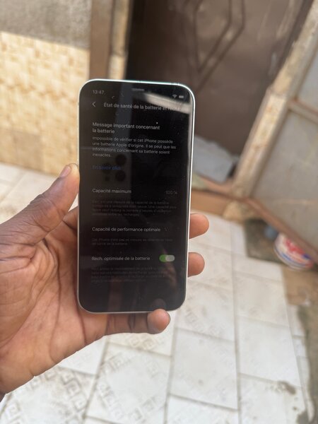 iPhone 12 Vert 64Go fissuré