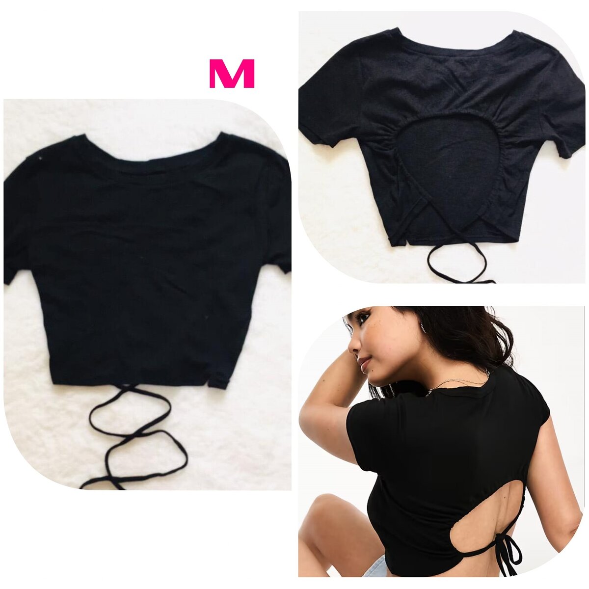 Salaula crop tops and tops