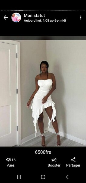 Robe blanche élégante