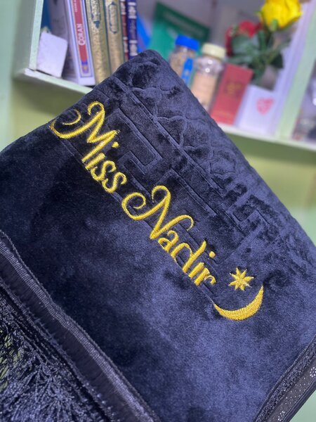 Tapis de prière personnalisable