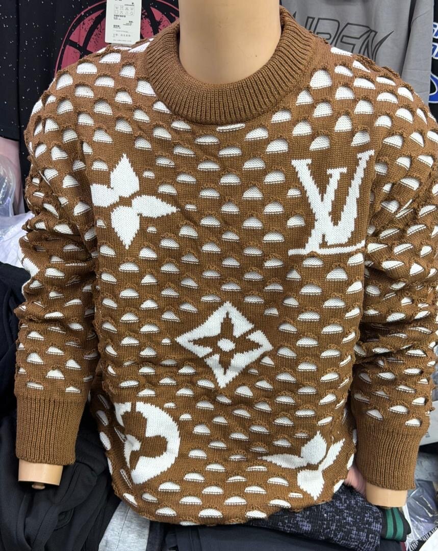 Pull ajouré élégant unisexe