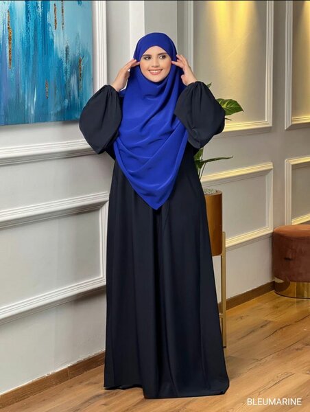 Abaya élégante avec khimar