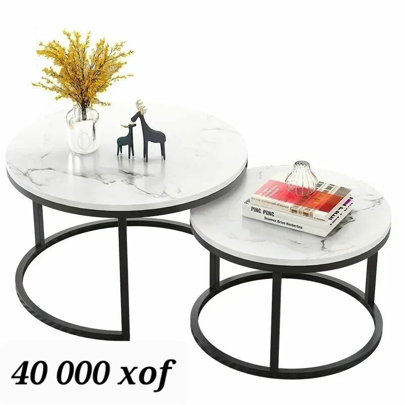 Table de salon central importe en marbre