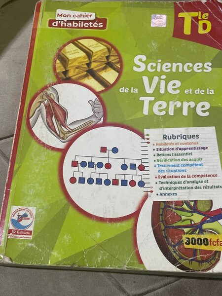 Cahier SVT Terminale