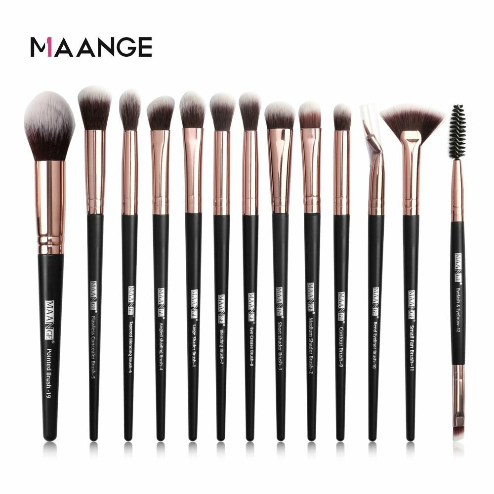 MAANGE 13 pcs/lot Makeup Brushes Set For Foundation