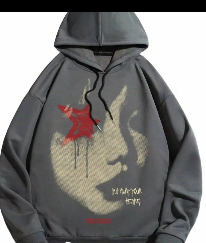 Sweat à Capuche Graphique