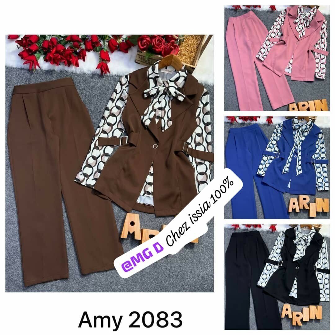 Costume Pantalon Femme Élégant