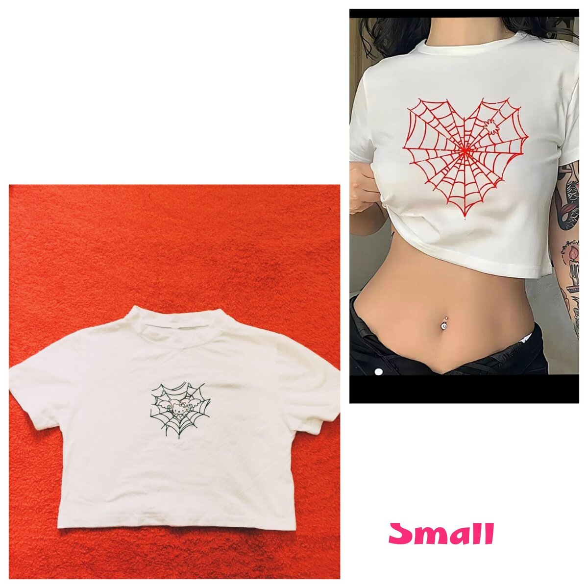 Salaula crop tops and tops