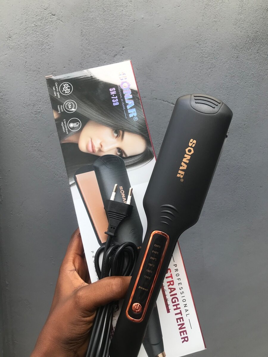 Sonar hair straightener