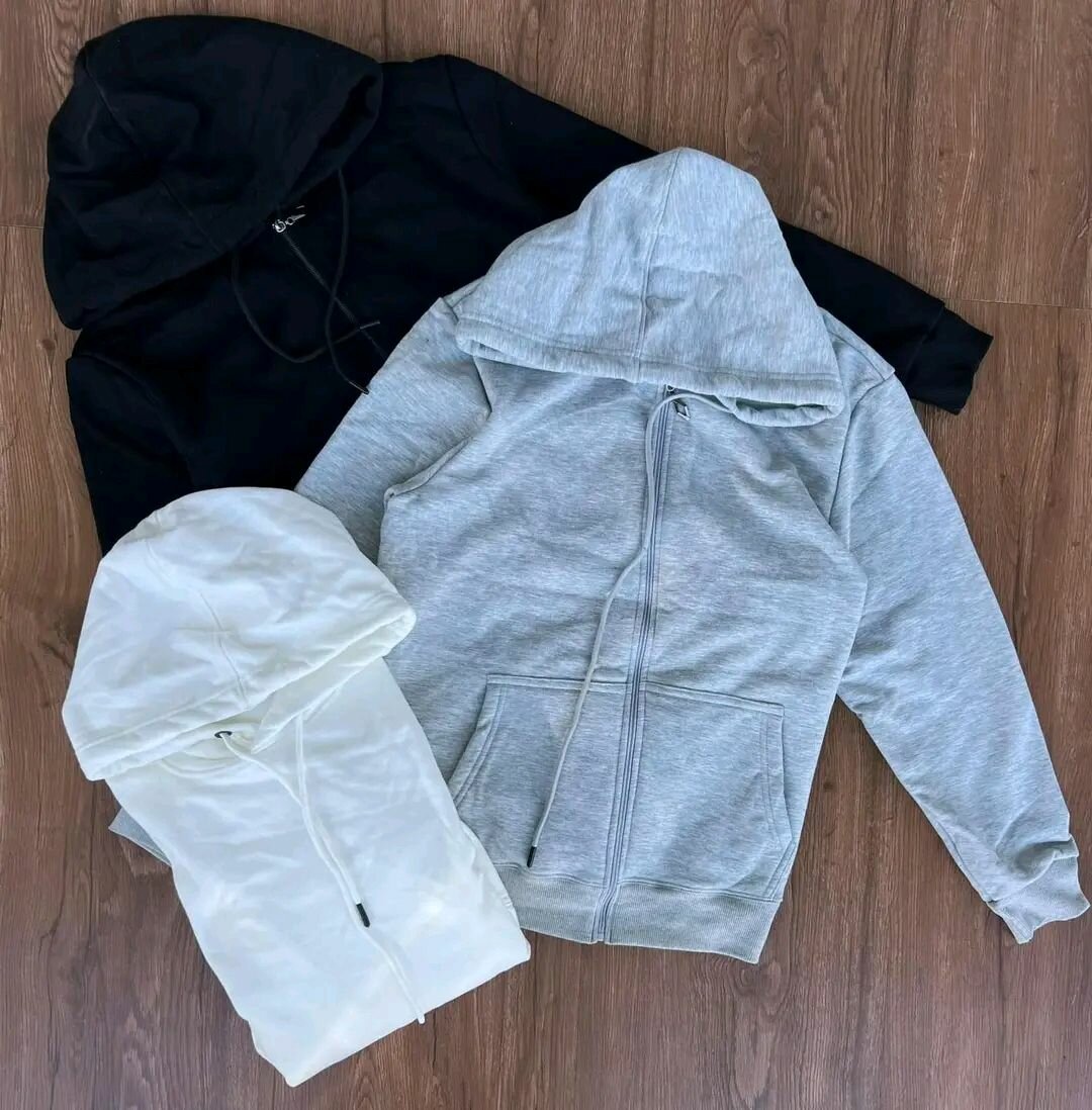 Zipped hoodies