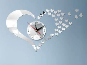 Horloge Murale Coeur Design