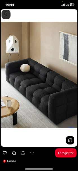 Canapé moderne modulaire élégant