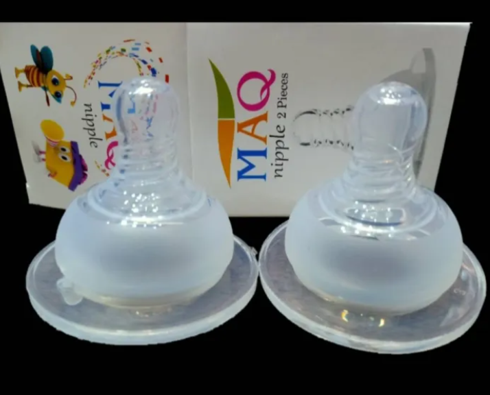 Pack Of 2 MAQ Wide Neck Baby Feeder Pacifiers