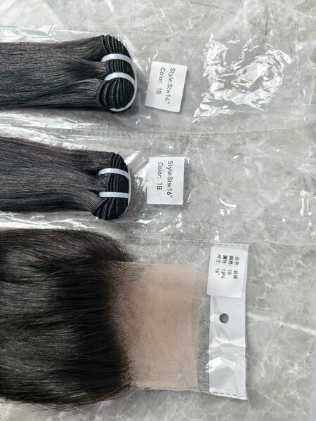 cheveux vietnamiens mèche14+16