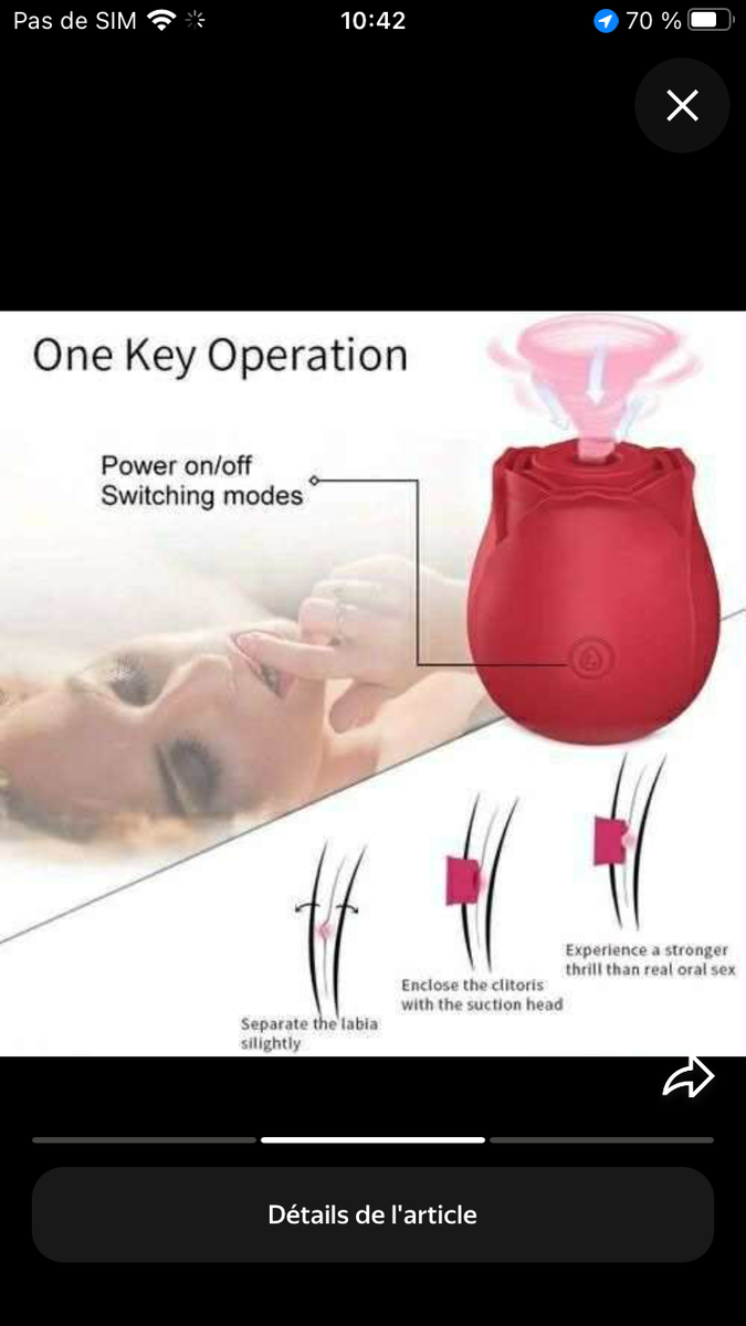 Stimulateur Rose Silicone