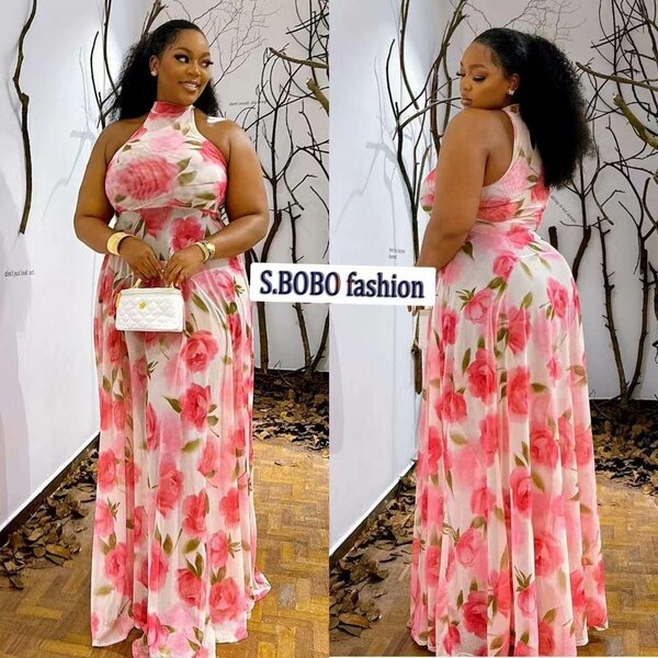 Robe Longue Florale Élégante