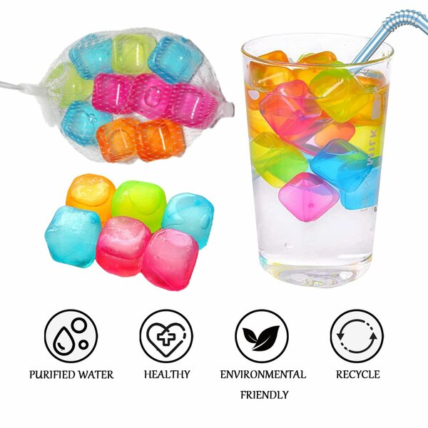 Glaçons Réutilisables Colorés 9PCS