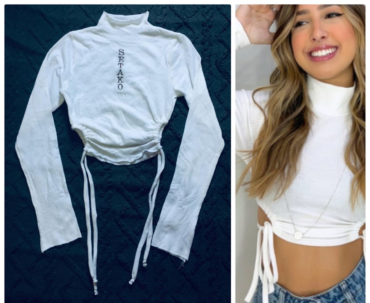 Salaula crop tops and tops