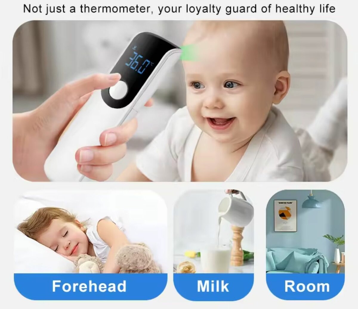 Thermomètre Médical Infrarouge Frontal Numérique