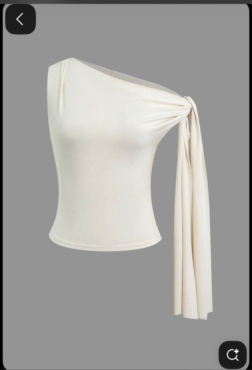 Top asymétrique élégant