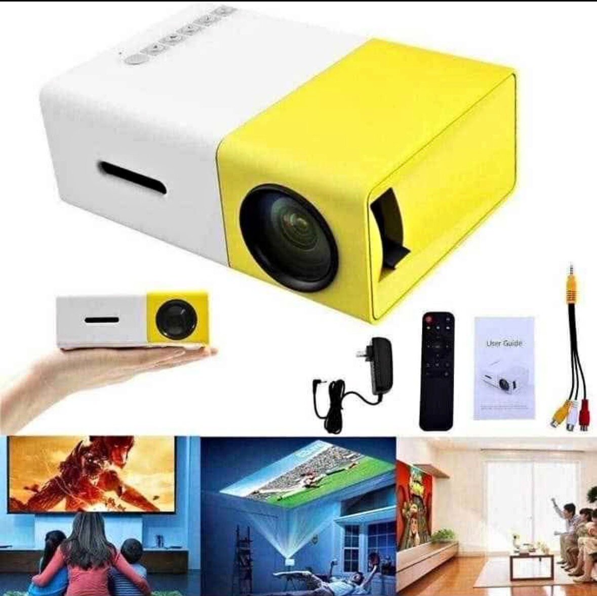 Mini projecteur LED portable