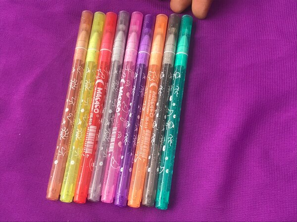 Stylos brillants x 3