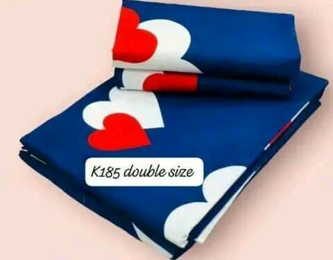 A set of beautiful and soft bed linen (double size)