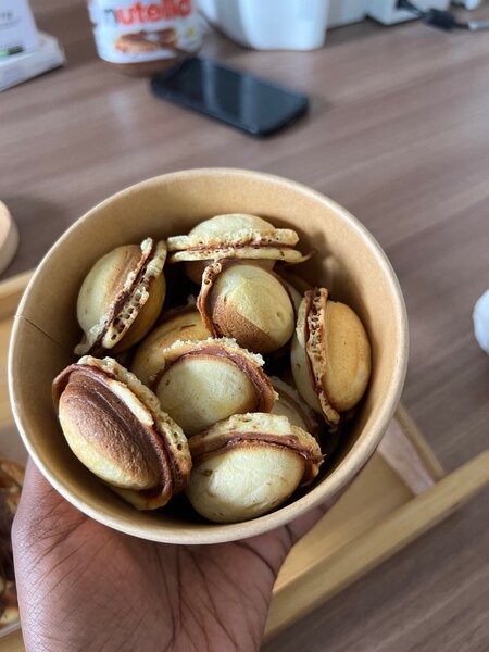 Mini Pancakes à la Nutella