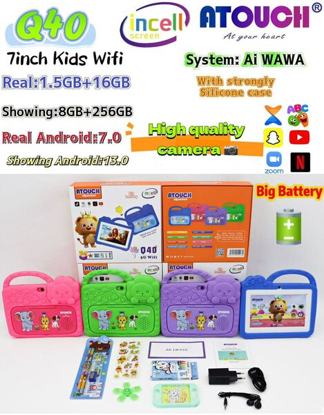 Tablette Enfant ATOUCH 7" WiFi
