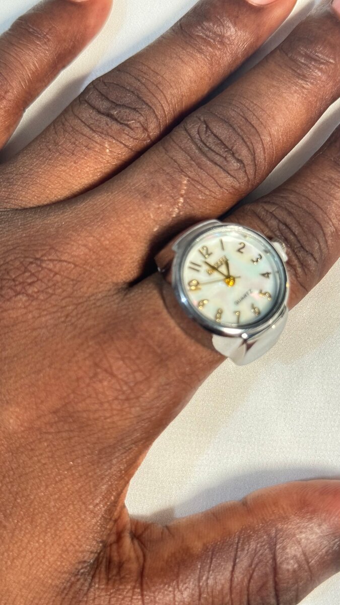 Bague-Montre Élégante