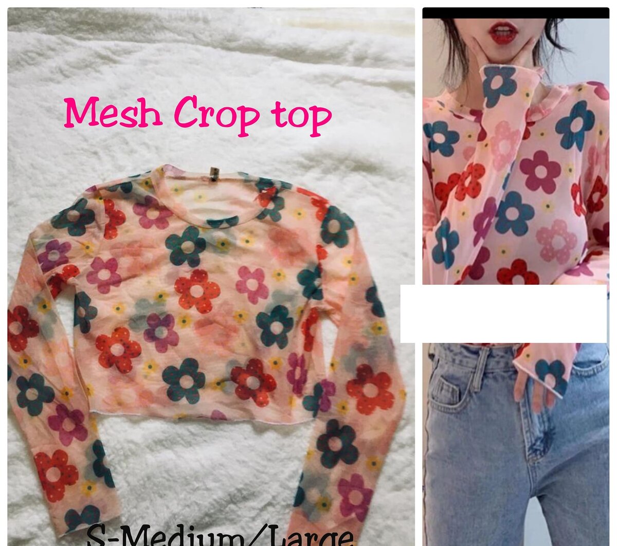 Salaula crop tops and tops