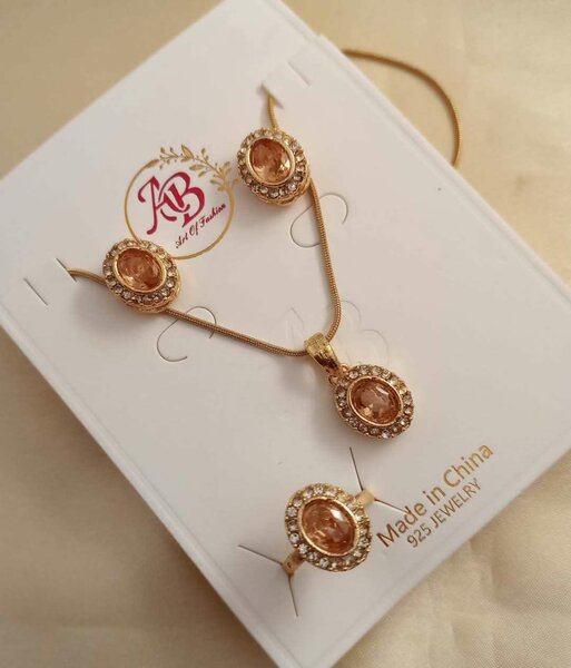 Ladies chain earring set