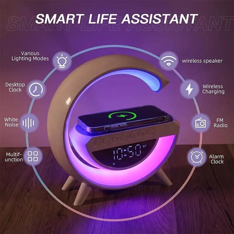 Bluetooth speaker with wireless charging