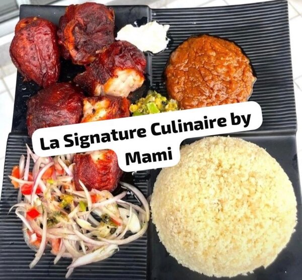 Croupion de Dinde avec Attiéké