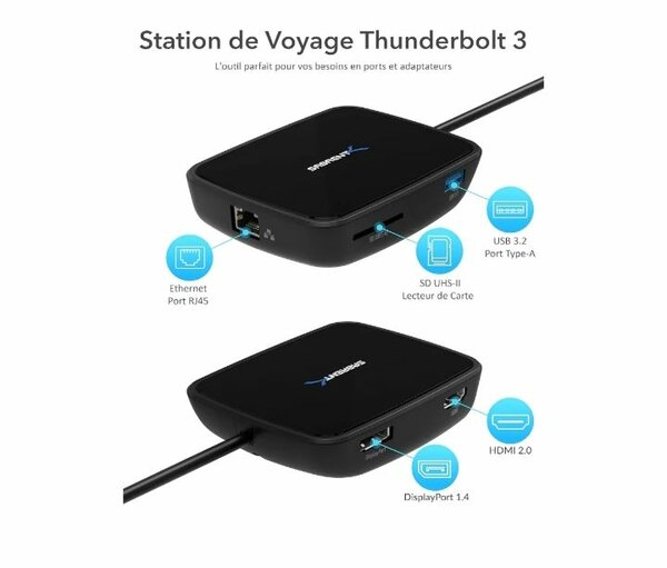 Station Thunderbolt 3 8K USB