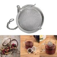 (Pack of 1) Elegant Ball Infuser (Perfect Tea Strainer, Tea Filter, Tea Maker, Tea Ball, Stainless Steel) Tea Strainer