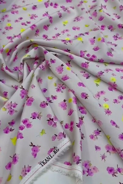 Купра штапель с эксклюзивной расцветкой