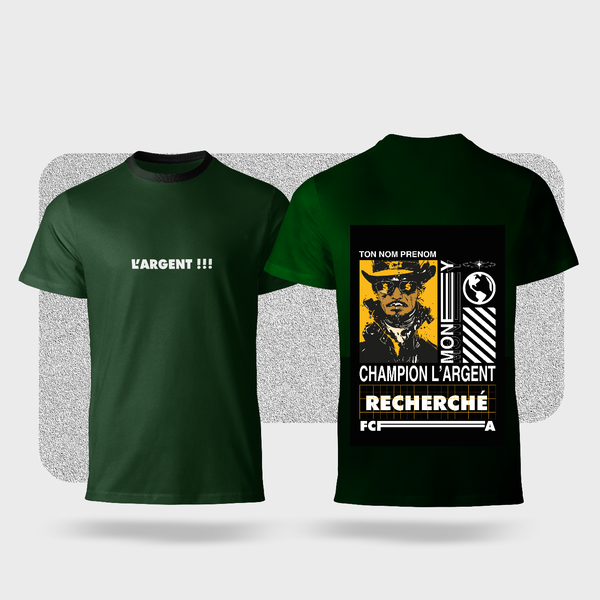 T-shirt à motif  personnalisé