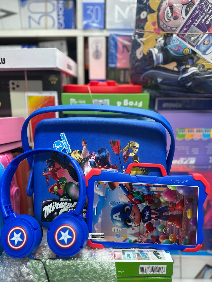 Kids Tablet with Headphones Set