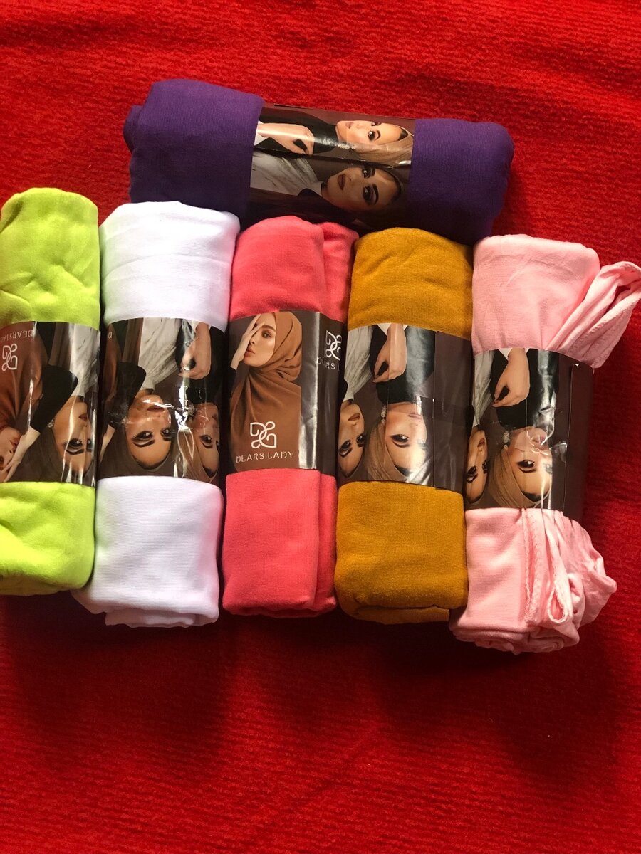 Muslim ladies jersey veils